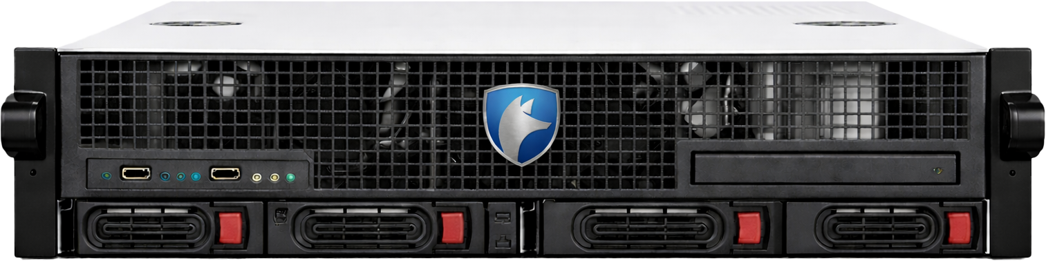 Secure rackmount server